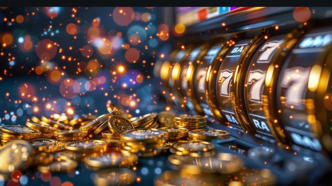 Slots Reels Symbols ပေါ်ကာ Bonus Round ဝင်နေသောပုံ